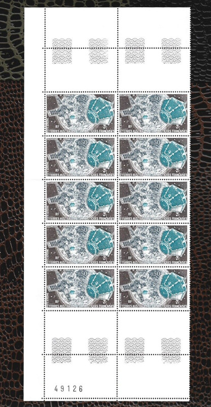 TAAF FR ANTARCTIC TERR. 1980 - TF C49 - MNH - Telemetry Kerguelen - Sheet of 10