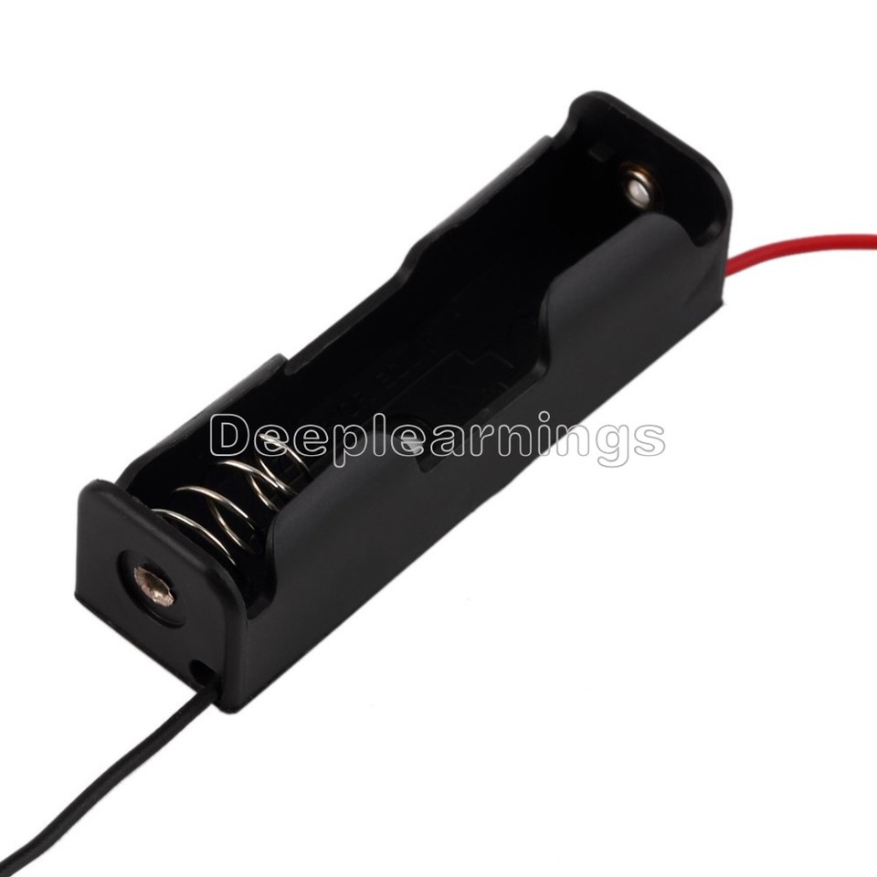 Plastic Battery Holder Case For 4 X AA Batteries With Wire Leads - 6.0V Storage Box 13 thumbnail image