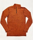 Augusta Sportswear Intensify 1/4 Zip Pullover Women's XS S M L Orange Black 2957