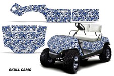 Kit de gráficos de carro calcomanía adhesiva para carro de golf Yamaha 1995-2006 Skull Camo U