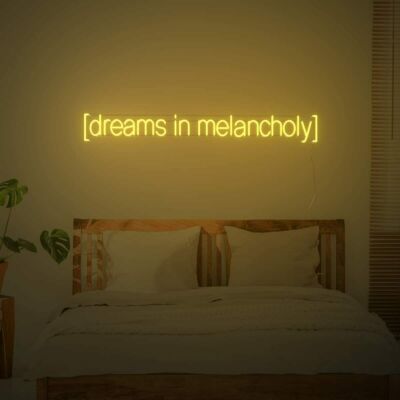 32''x17.4'' Dreams In Melancholy Flex LED Neon Sign Gift Party Décor Poster Light