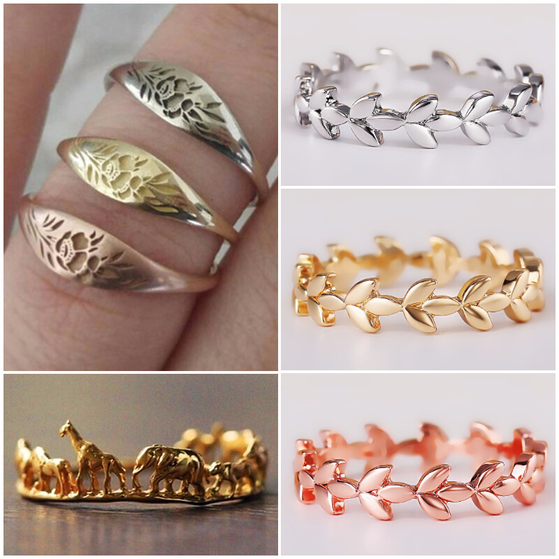 925 Silver Filled,Rose Gold,Gold Women Jewelry Fashion Anniversary 