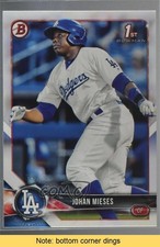 2018 Bowman Prospects Johan Mieses #BP19 READ 0f4