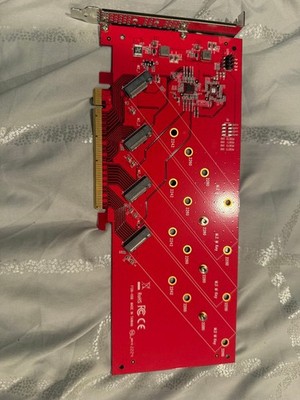 Startech.com QUAD-M2-PCIE-CARD-B (M.2 NVME PCIe Expansion Card x4, 4 slots)