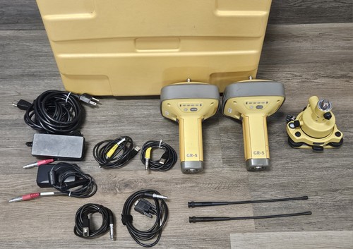 Topcon Dual GR-5+ GPS Glonass Base & Rover RTK Survey Set UHF2 ...