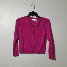 The Children  s Place Kids Girl Pink Cardigan Sweater size L 10/12 