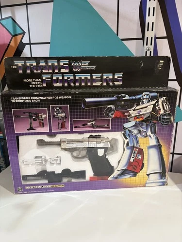 Vintage MEGATRON (1984, Hasbro) G1 Transformers Complete Figure/Missing Manual