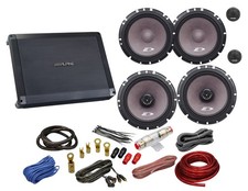 Alpine SXE-1751S 6.5" Component, SXE-1726S 6.5" Speaker, BBX-F1200 280W 4Ch Amp