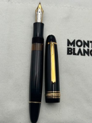 Montblanc Masterpiece Celluloid 146 FP, 14C M Nib-VG condition | eBay