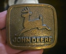 vintage John Deere Belt Buckle