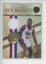 JOE DUMARS JERSEY PATCH /299 2010-11 PANINI GOLD STANDARD MEDALISTS SP USA