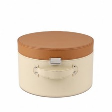 Round Storage Box with Lid Lidded Cylindrical Container with Lid for Bedroom