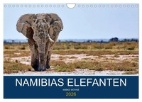 Namibias Elefanten (Wandkalender 2026 Din A4 Quer), Calvendo Monatskalender 2026