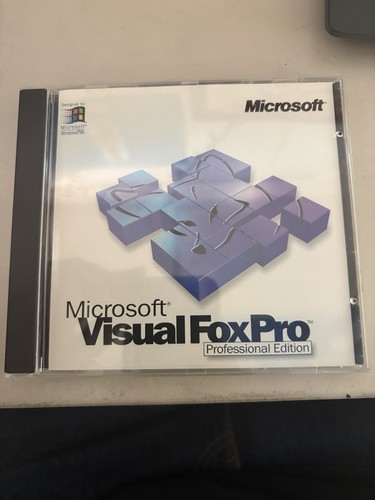 Microsoft Visual Fox Pro Professional Edition for Windows 5.0 W/Product Key L@@k