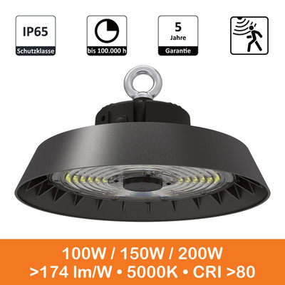 illumitec UFO LED Hallenstrahler High Bay Light Industrielampe Hallenleuchte