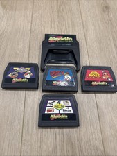 Aladdin Deck Enhancer + 4 Aladdin Compact Cartridge Games - Fast Shipping