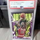 SkyBox 1996-97 Z-Force Michael Jordan #11 Bulls PSA 9 Graded Card