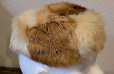 Authentic Fox Fur Hat Warm Winter Trapper Rus...