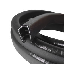 SYOAUTO 30ft Black Rubber Edge Trim Fits 1/4 inch Edge Boat Molding