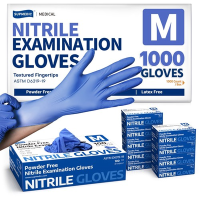 #ad #ad Medical Nitrile Exam Gloves Blue Iris Powder Free Food Safe Disposable Glove $59.98