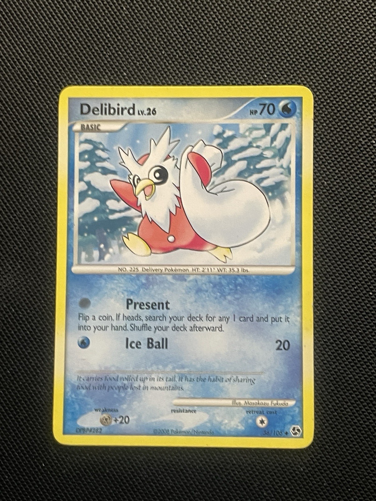 Delibird 36/106 Uncommon DP Great Encounters Pokemon TCG LP