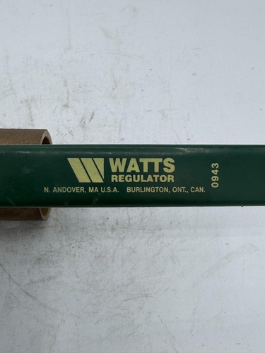 Watts Regulator Bronze Ball Valve Green Handle Inline Shutoff Plumbing Fitting