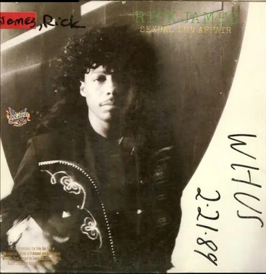 Rick James Sexual Luv Affair Vinyl Single 12inch NEAR MINT Reprise Records