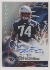 2015 Topps Platinum Auto Rookies Trey Flowers #AR-TF Auto no9