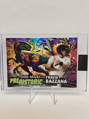 2024 Wild Card Dino-Might Prehistoric Travis Bazzana PRC 6/10 Infielder...