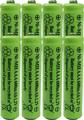Ni-Mh AAA 600Mah 1.2V Rechargeable Battery for Solar Lights Outdoor Garden Lamp(