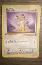 Meowth 56/64 Jungle Regular 1st Edition on eBay