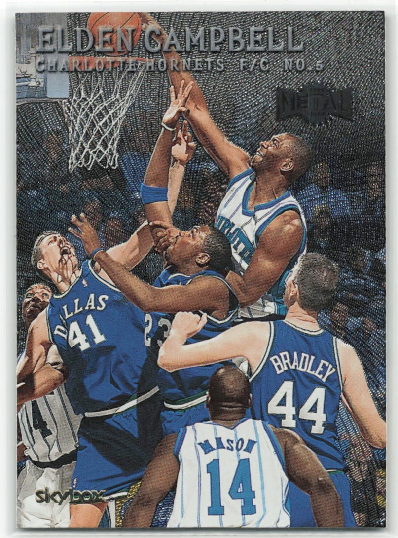 1999-00 Fleer Metal Elden Campbell #57 Charlotte Hornets
