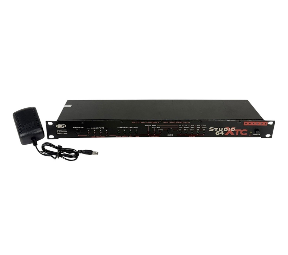 Opcode OMS Studio 64 XTC 4-In, 6-Out MIDI Interface - 64 MIDI CH