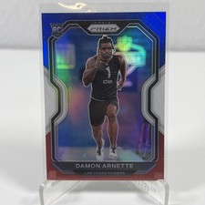 2020 Damon Arnette ROOKIE RC Panini Prizm #375 Red White & Blue Prizm NM Card. rookie card picture