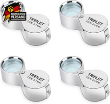 Juwelier Vergrößerungsglas 4 Stücke Schmucksache -Diamant-Dreiergruppe Juwelier-