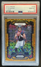 2023 Panini Prizm C.J. Stroud Lazer Rookie RC #339 Texans PSA 10 GEM MINT