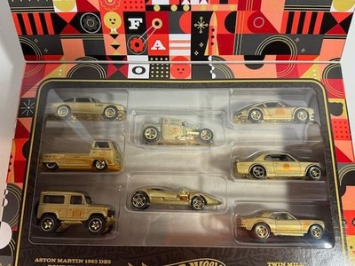 Hot Wheels FAO Schwarz GOLD Complete 8 Car Set - 2022 Target