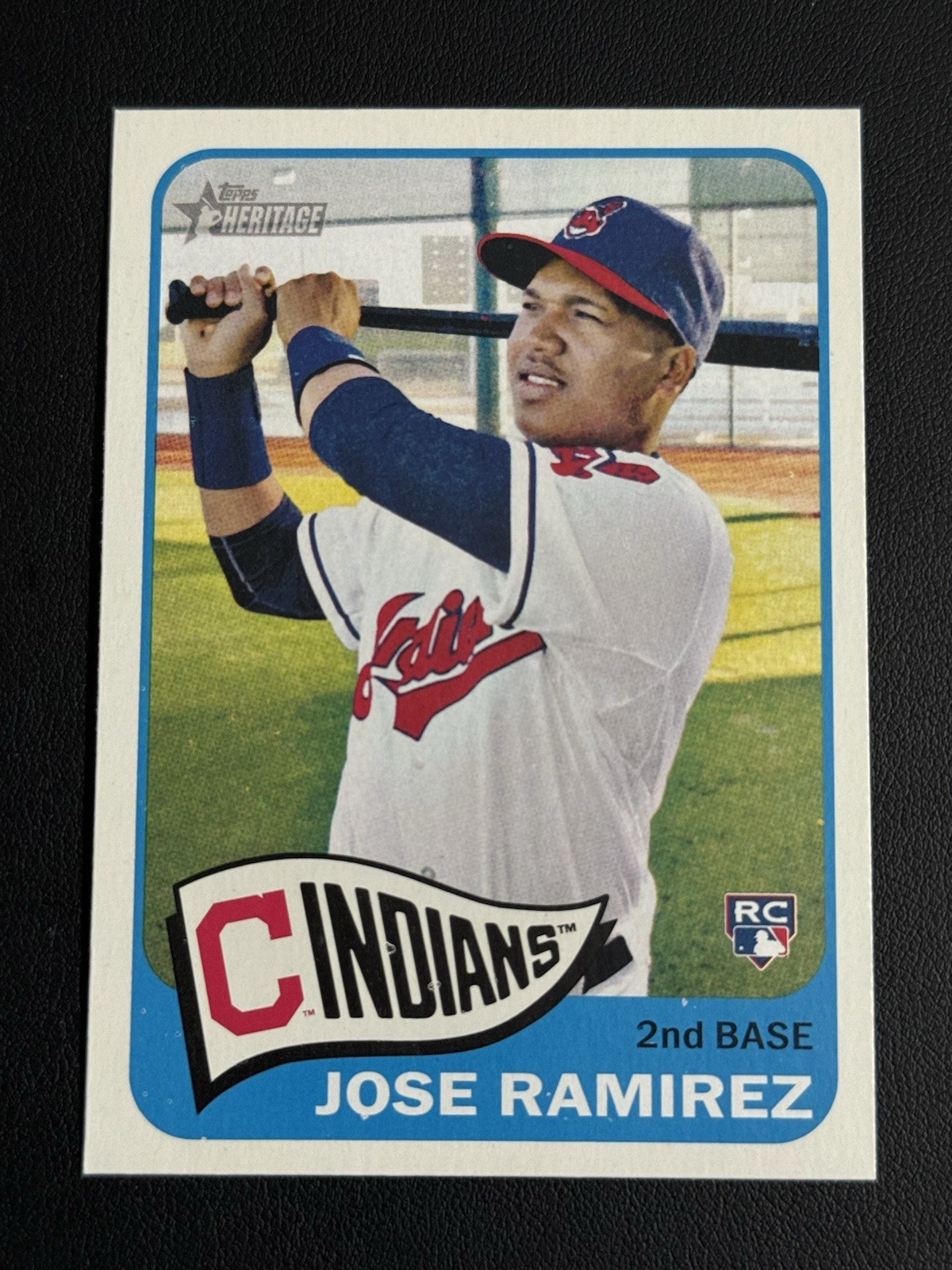 2014 Topps Heritage High Number Jose Ramirez RC #H590 Cleveland Indians