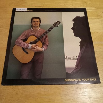 Martin Simpson Grinning In Your Face 1983 Topic 12TS430 Stereo UK VG+ NM