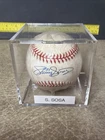 Sammy Sosa Chicago Cubs Signed Baseball MLB Ball Still In Plastic Since Signing