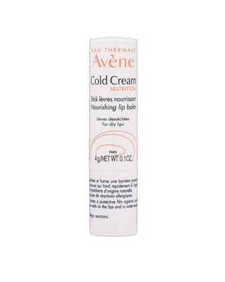 Avène Cold Cream Nutrition Nourishing Lip Balm, 0.1 Ounce (Pack of 1), White