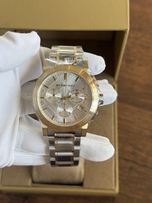Burberry BU9751 Quartz Analog Silver Dial Stainless Steel Bracelet Unisex Watch