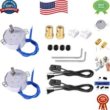 2-Piece Synchronous Turntable Motor Set   Versatile  Reliable for Your Projects