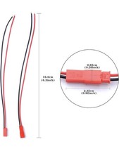 20 Pairs 20 AWG JST Plug Connector 2 Pin Male Female Plug Connector Cable Wire f