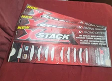 Racing Optics X Stack 10201C Tear Offs 3 Unopened Sleeves and 1 Sleeve 2 Stacks