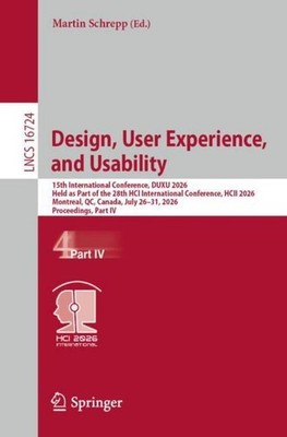 Design, User Experience, and Usability Martin Schrepp