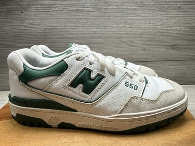 Men  8.5 New Balance 550 White/Green, BB550WT1