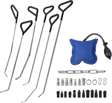 WHDZ Paintless Dent Removal Rods Kit Repair Tools with Awl Head Repair... 