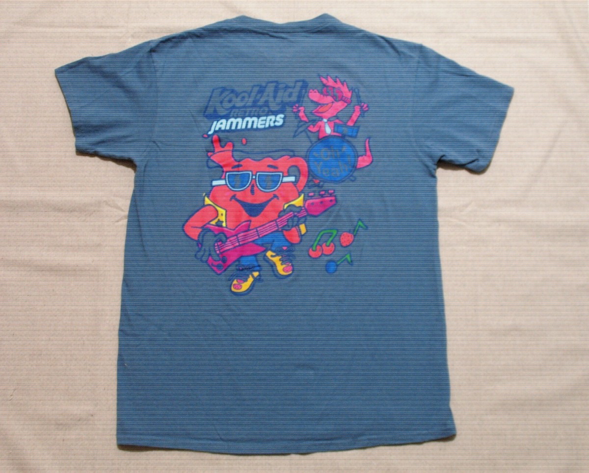 KOOL AID RETRO JAMMERS T-Shirt Men's Medium Blue Short