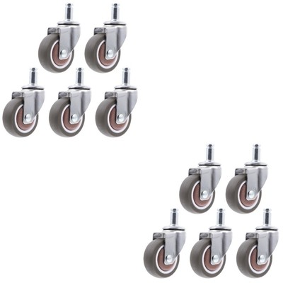10 PCs Office Chair Caster Räder Alle Grad Drehräder Universal Räder